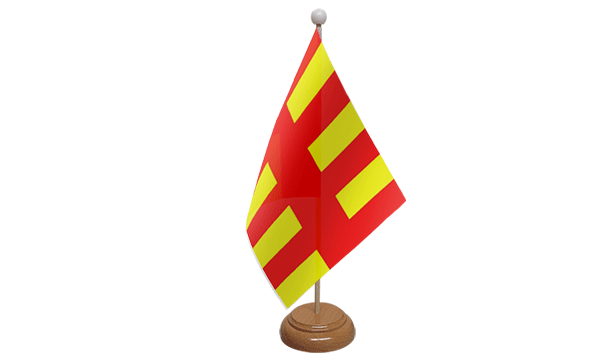 Northumberland Small Flag with Wooden Stand